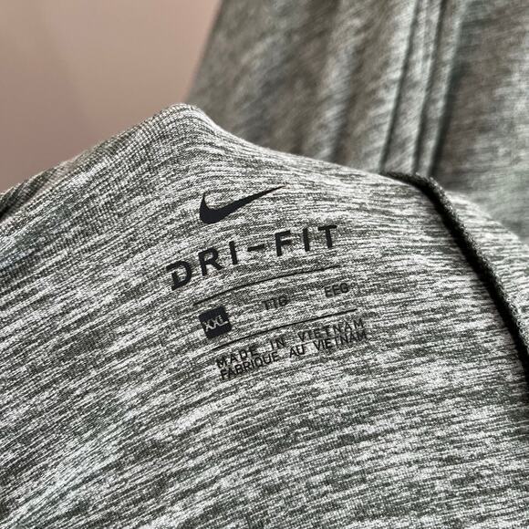 Nike Dri Fit Heathered Green Open Front Cozy Yoga Cardigan Sweater Size XXL - Picture 5 of 8